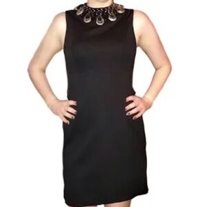 Trina Turk Black Sleeveless Mini Dress